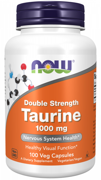 NOW Taurine 1000 мг, 100 капс