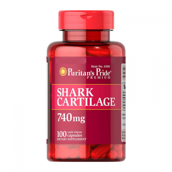 Puritan's Pride Shark Cartilage, 100 капс