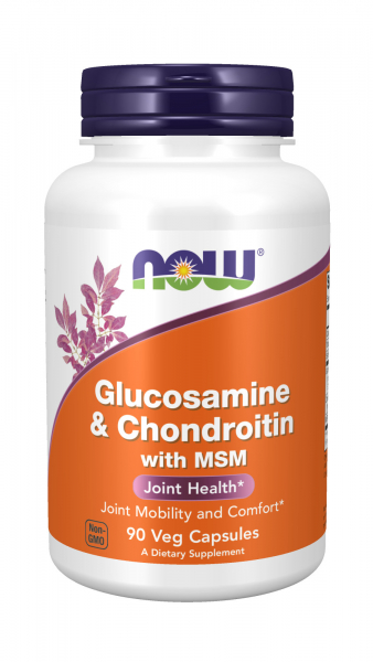 NOW Glucosamine Chondroitin MSM, 90 капс