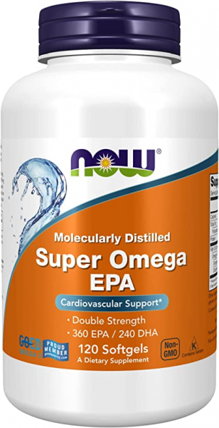 NOW Super Omega EPA, 120 капс