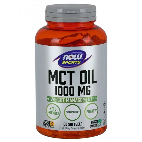 NOW MCT Oil 1000 мг, 150 капс